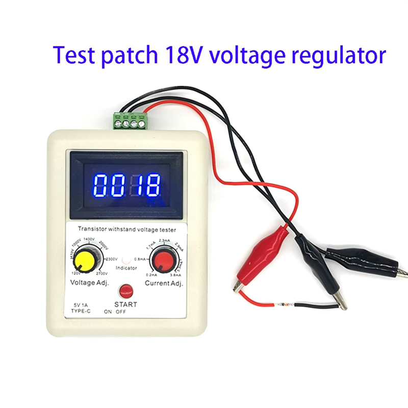 1 Set ABS White Transistor Withstand Voltage Tester MOS Transistor IGBT Voltage Regulator Diode Detector A. 