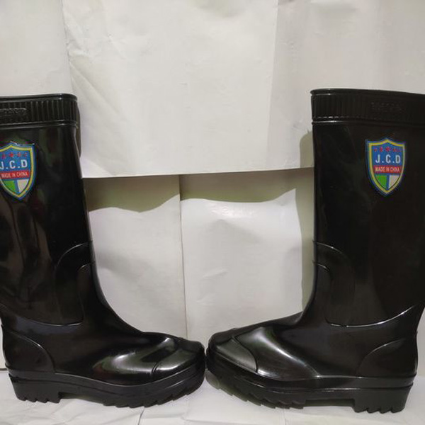 Waterproof Gum Boot - Black Color Pure PVC Boot. 