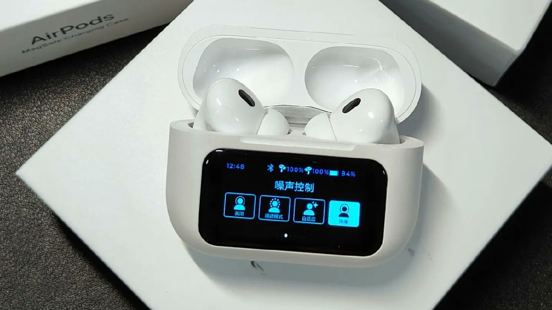 Airpods A9 pro Touch Screen Display with ANC ENC. 