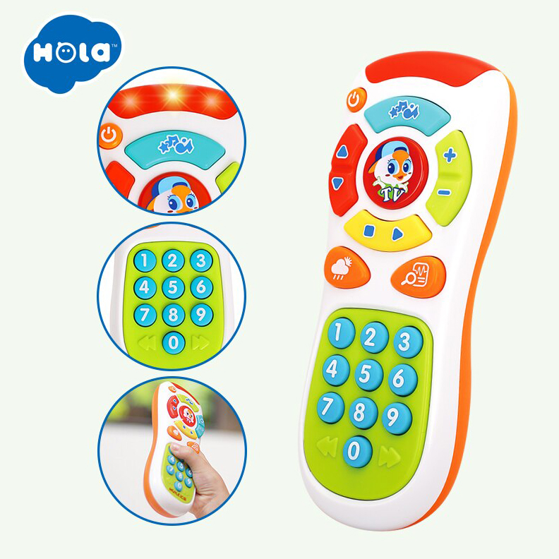 Hola TV Remote Toy for Kids Musical Learning Toy for Children Smart Interactive Toy. 