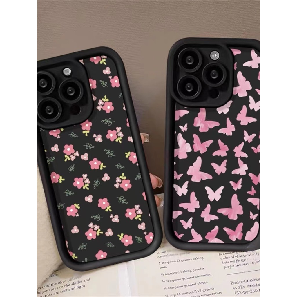 Aesthetic Simple Cute Casing Cartoon Butterfly Pattern Case for itel A80 Silicon Softcase Premium Shockproof Back Cover. 