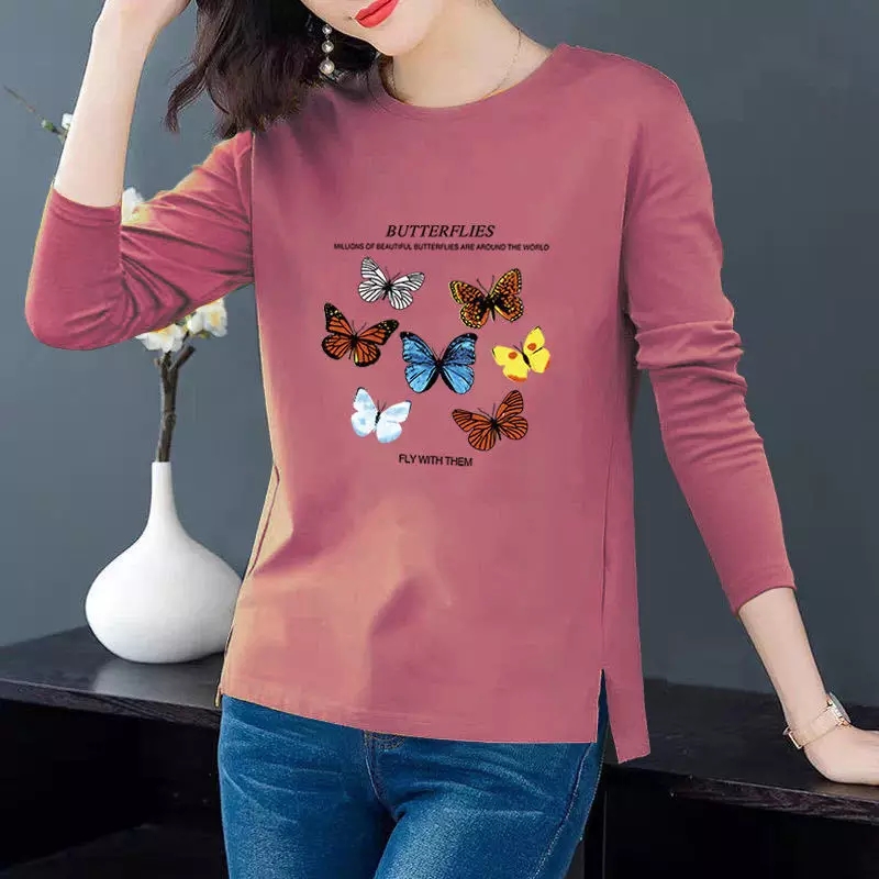 Ladies Purple Split Color Full Sleeve 
