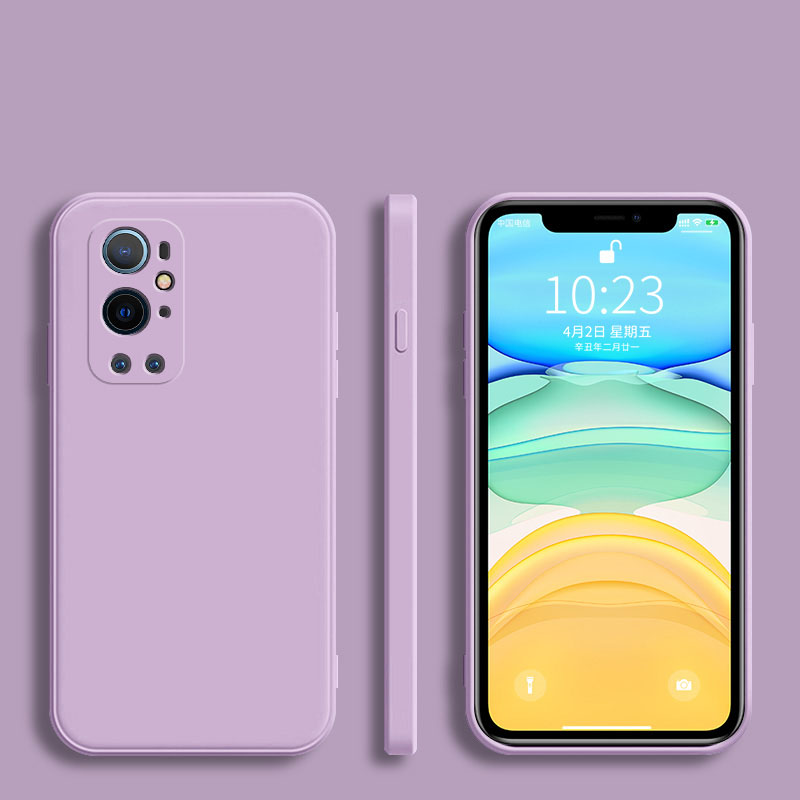 Luxury Square Soft Silicone Case on For OnePlus One Plus 10 9 9R 9RT 8 7 7T Pro Nord CE 2 5G Coque Solid Color Back Cover. 