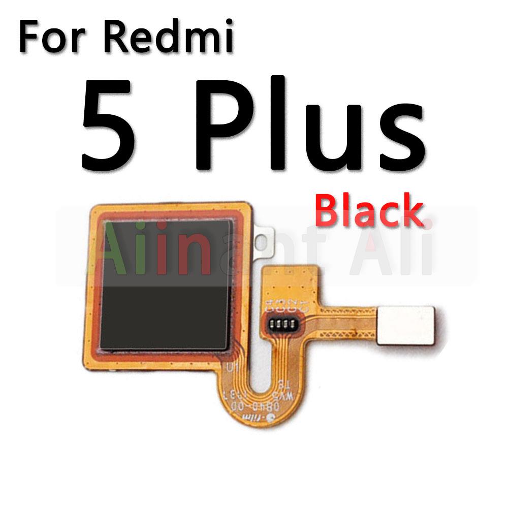 AiinAnt Home Button Back Touch ID Finger Scanner Fingerprint Sensor Flex Cable For Xiaomi Redmi Note 5 5A Pro Prime Plus Parts. 