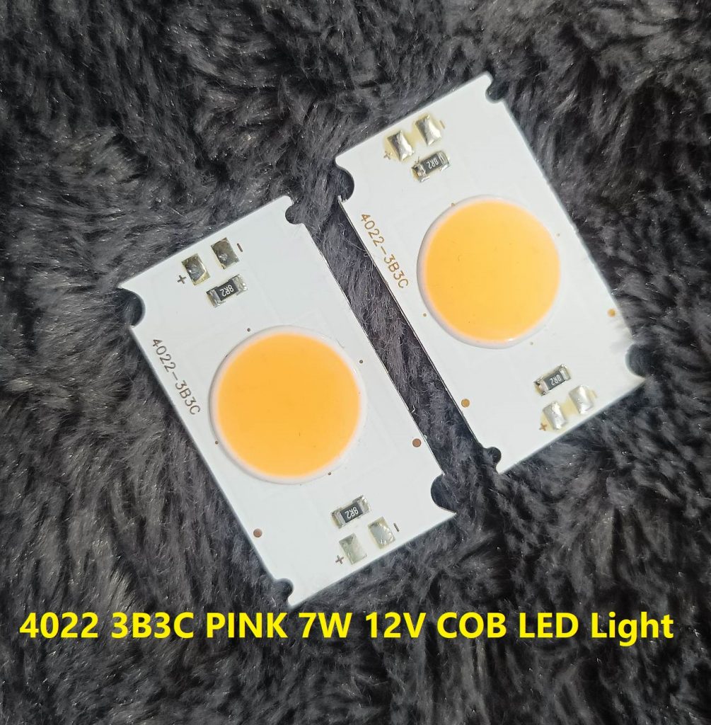 4022 3B3C PINK 7W 12V Size 40×22mm 12V COB SMD LED Light Chip 7W Pink COB LED Light 12V COB LED Light 7W COB Light COB LED Chip 12V COB LED Chip 7W Light Bulbs. 
