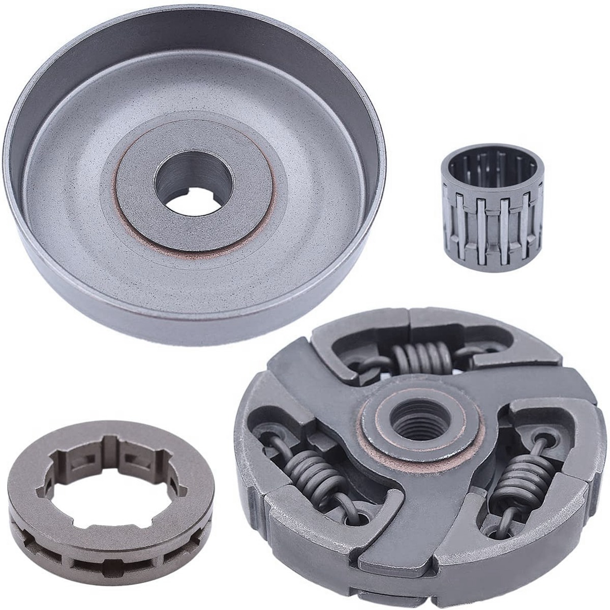 3/8-7T Clutch Drum Rim Sprocket Bearing Kit for Husqvarna 3120 394XP
