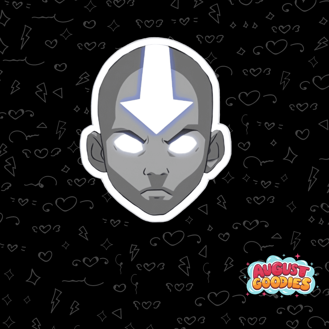 10 pieces of Avatar : The last airbender stickers for notebooks , laptops ,diary etc. 