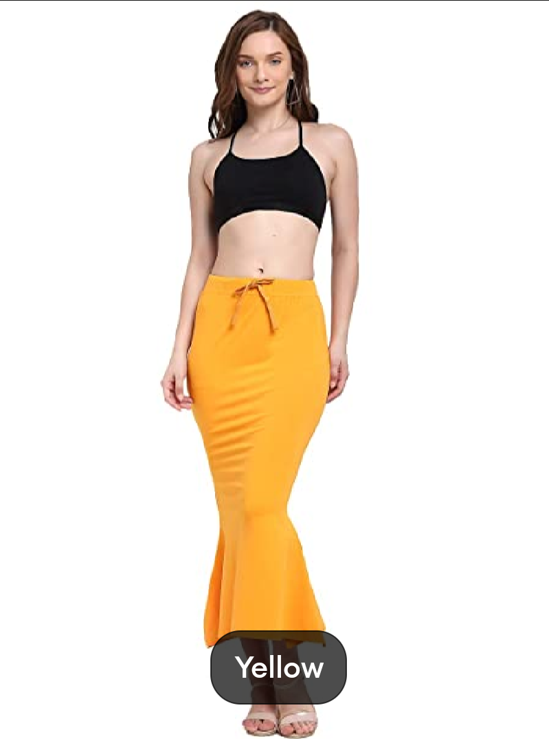 Women's Fish Cut Saree Innerwear Slip Petticoat-Women's Fish Cut Saree Undergarment Slip Petticoat -Women's Fish Cut Saree Shapewear Slip Petticoat