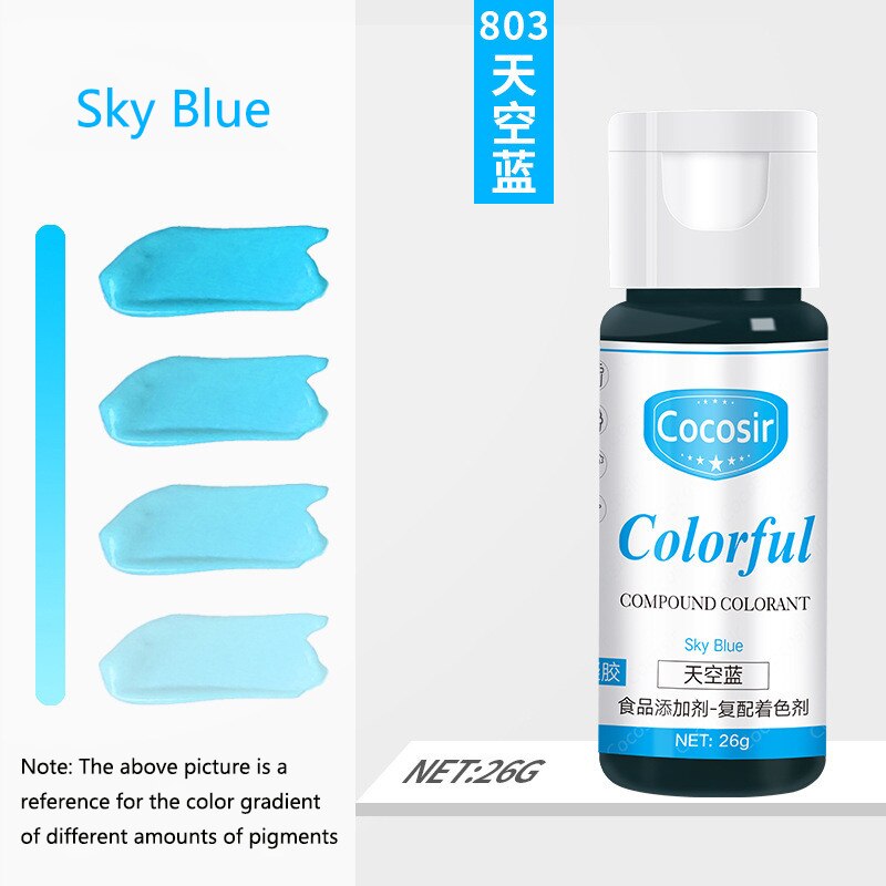1PC Food Coloring Gel for Baking Fondant and Cooking Concentrated Icing Food Color Dye Pastry Decorating Tools Cake Accessories. 