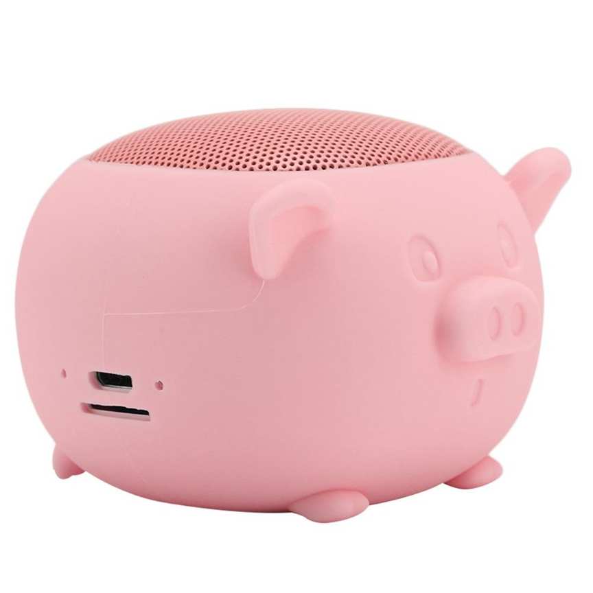 Bicaquu Bluetooth Speaker Lovely Pig Mini Wireless 5.0 Built-in Mic for Home/Traveling/Outgoing Long Life. 