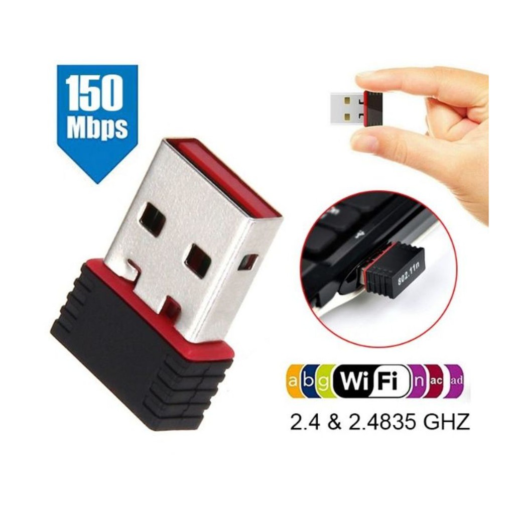 Wifi Receiver Nano Adapter 300Mbps - Compact And Efficient Wireless Connectivity Solution. 