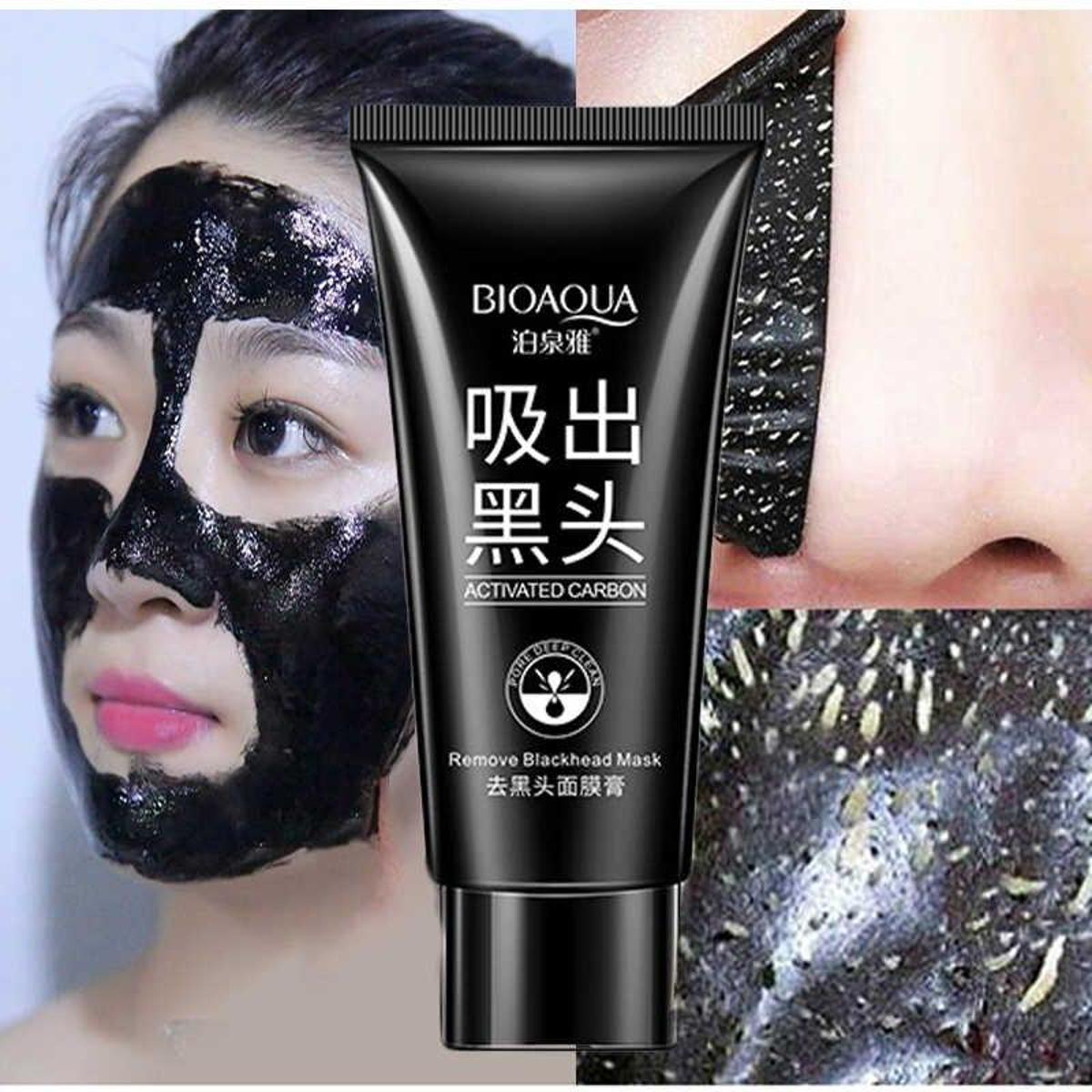 Bioaqua Charcoal Peel Of Blackhead Mask - 60gm