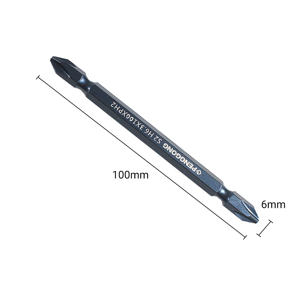KOGEEK S2 Dual-head Screwdriver Bits Set Pneumatic Screwdriver Bits 10pcs (Slotted+Cross+Hex head). 