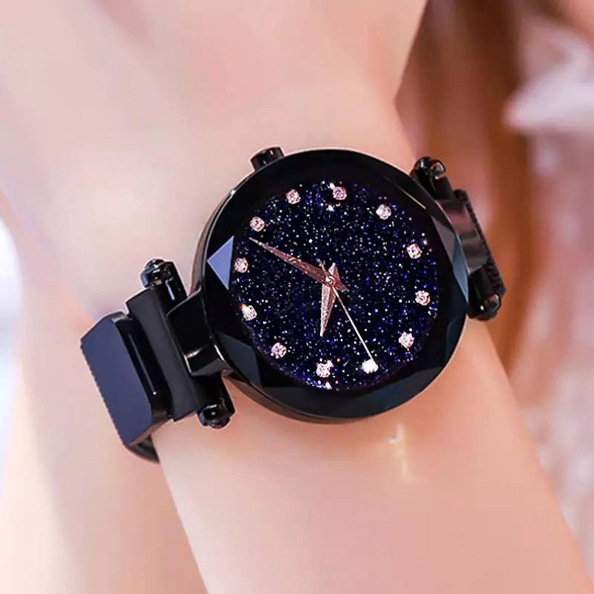 Magnetic Watch For Girls Black Daraz .bd