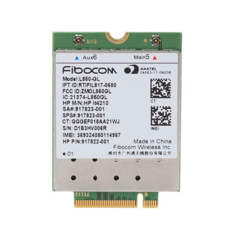 Fibocom L850-GL Card LTE WWAN Card Module for HP EliteBook 840 X360. 