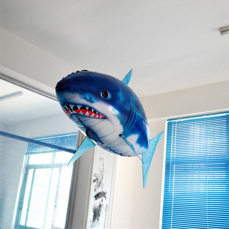 remote control inflatable shark toy ball
