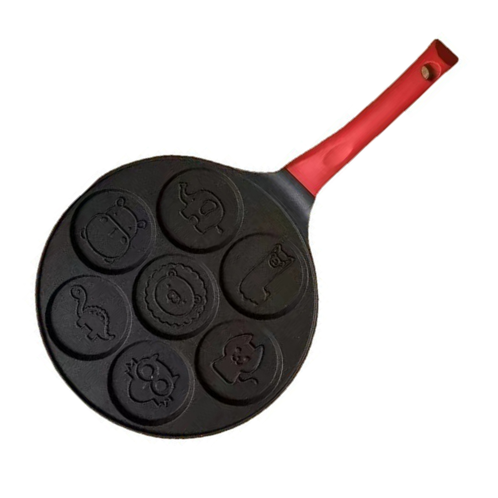 Wheel Pancake Pan Cute Pattern Roller Pancake Pan Small Frying Pan. 