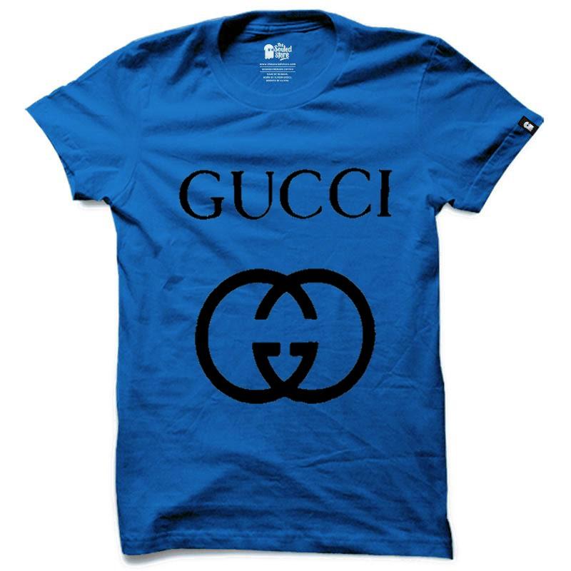 navy blue gucci t shirt