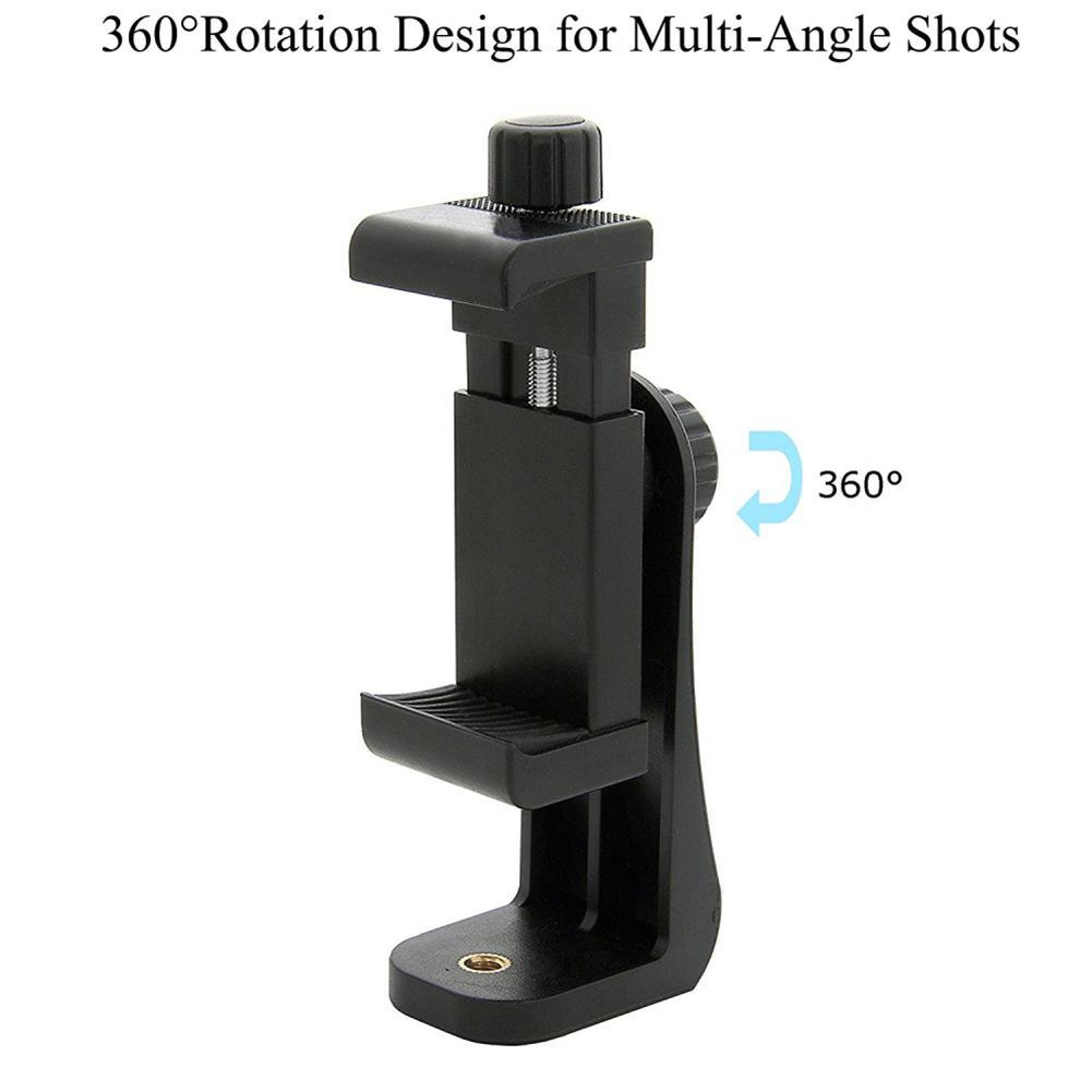 Horizontal and vertical phone clamps, tripods, selfie sticks for live video, enlarged universal fixed tripods, rotatable