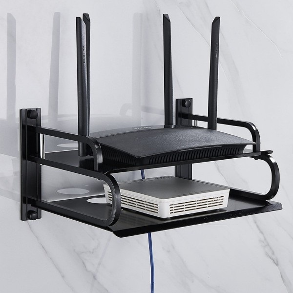 New Metal Wireless Wifi Router Stand Storage Box TV Setup Box Shelf ...