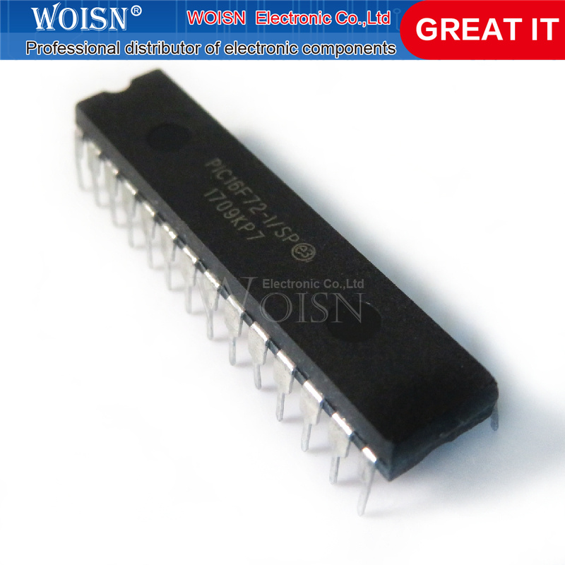 5pcs PIC16F72-I/SP PIC16F72 DIP-28