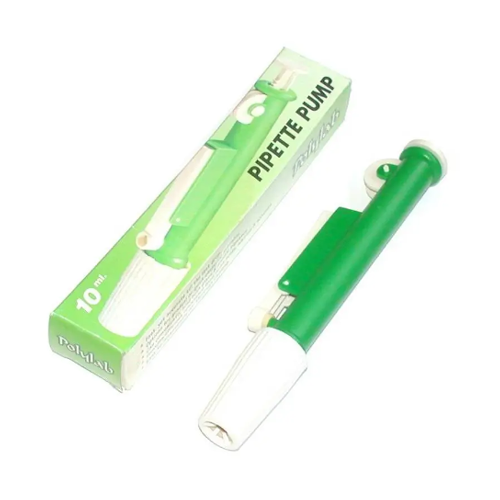 PolyLab Pipette Pump 10 mL Green. 