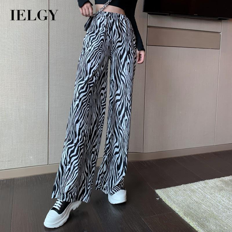 IELGY mopping wide-leg trousers women's 
