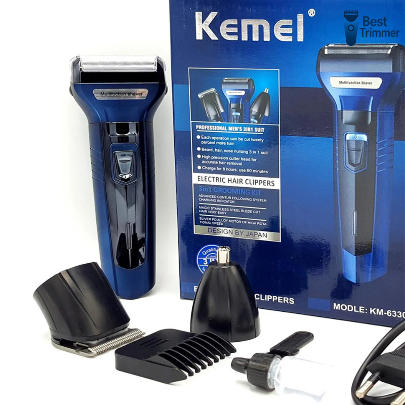Kemei KM-6330 (3 in 1) Shaver, Hair ,Beard And Nose Trimmer. 