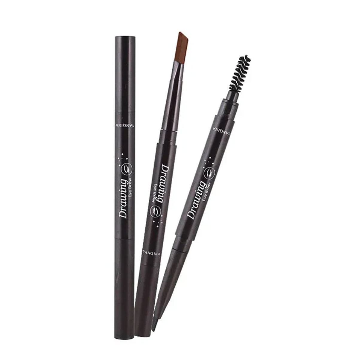 Eyebrow Pencil with Built In Spoolie Brush - Long Lasting and Waterproof