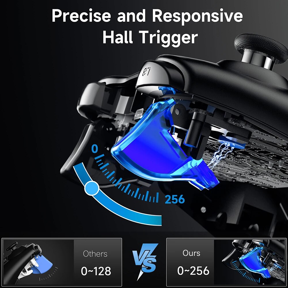 EasySMX 9013 Pro Wireless Gaming Controller Bluetooth Gamepad Joystick For PS3 Switch PC Android IOS Hall Triggers. 