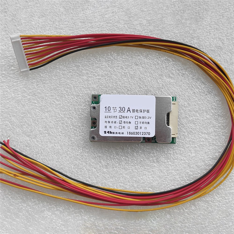 Bms 36v BMS 10S 36V 30A 18650 Placa De Protección De Batería De