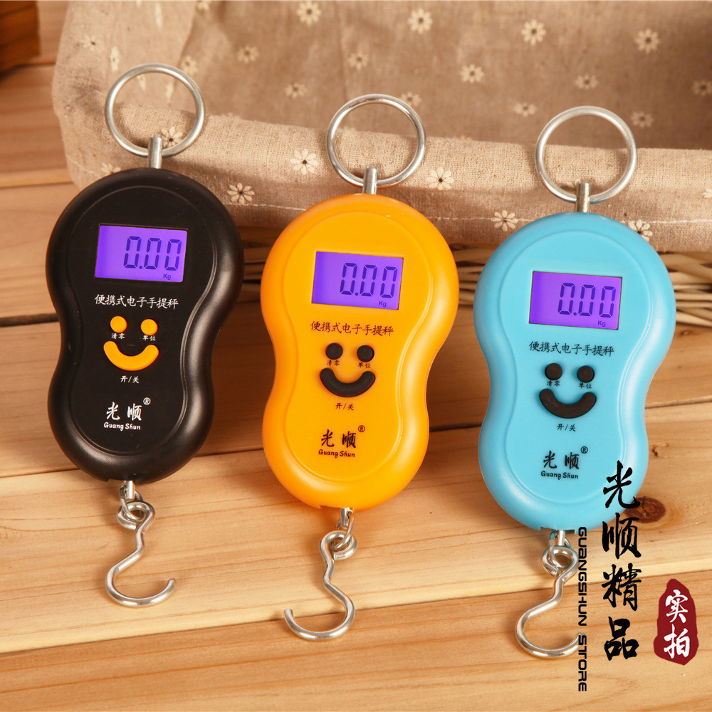 C50Kg backlit hoist scale portable electronic hanging scale Chinese express parcel scale luggage scale 0.18
