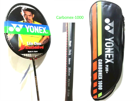 Carbonex 21/25/30/35 Badminton Racket bat - Black. 