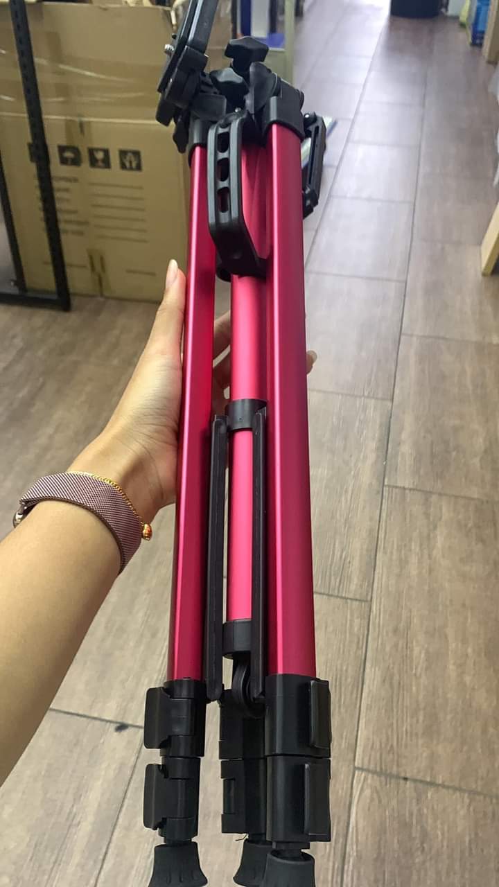 3366 Tripod Mobile And Dslr Camera Stand Metal Aluminum Tripod