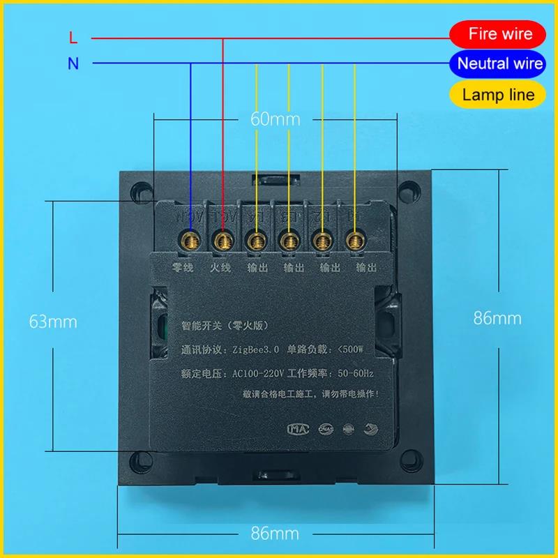Tuya Zigbee 3.5 Inch Smart Wall Switch Touch Screen 4 Groups Switch 8-way Scene Radar Sensor Dimming Switch Curtain Smart Home. 