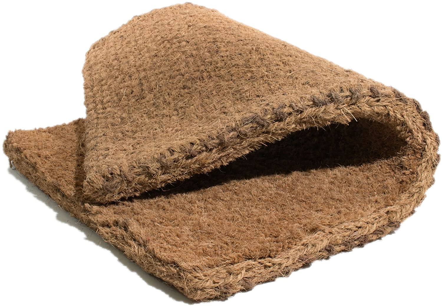 Coconut Coir Plain Doormat; (2 x 1.3) Ft/ (24 x 16) inch, Natural Coco Doormat, Plain Coir Floor Mat, Coir Doormat. 