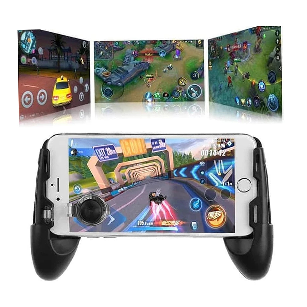 Cell Phone Smartphone Gamepad Joystick For Control Controller Triggers Pubg Mobile Accessories Console Game Pad Gaming Cellphone. 