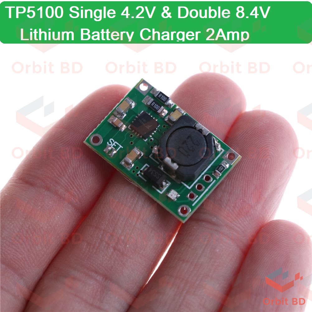 TP5100 Module Single 4.2V & Double 8.4V AAA AA Lithium Li-Ion Battery Charger Module With Protections 1-2A 18650 14500 TP5100 Charging Module For 3.7V Batteries. 