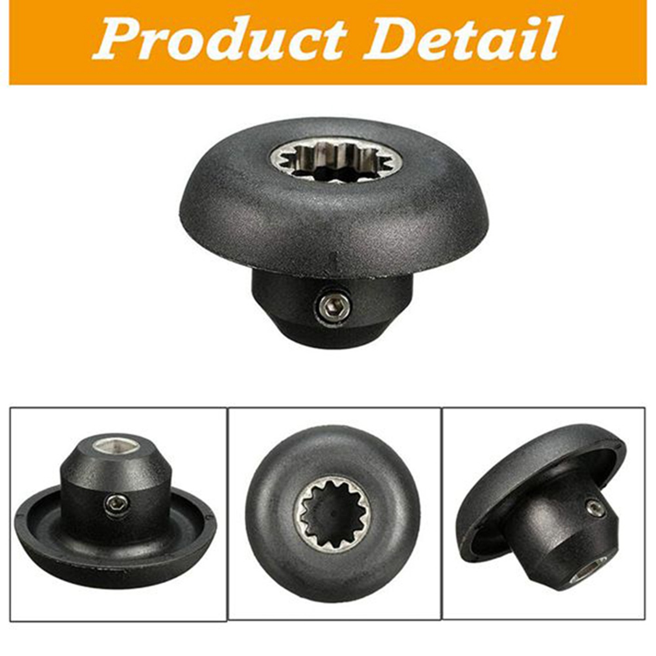 1 Set of Metal and Plastic Black Blender Drive Socket Replacement Kit for Vitamix Blender Spare Parts with Wrench. 