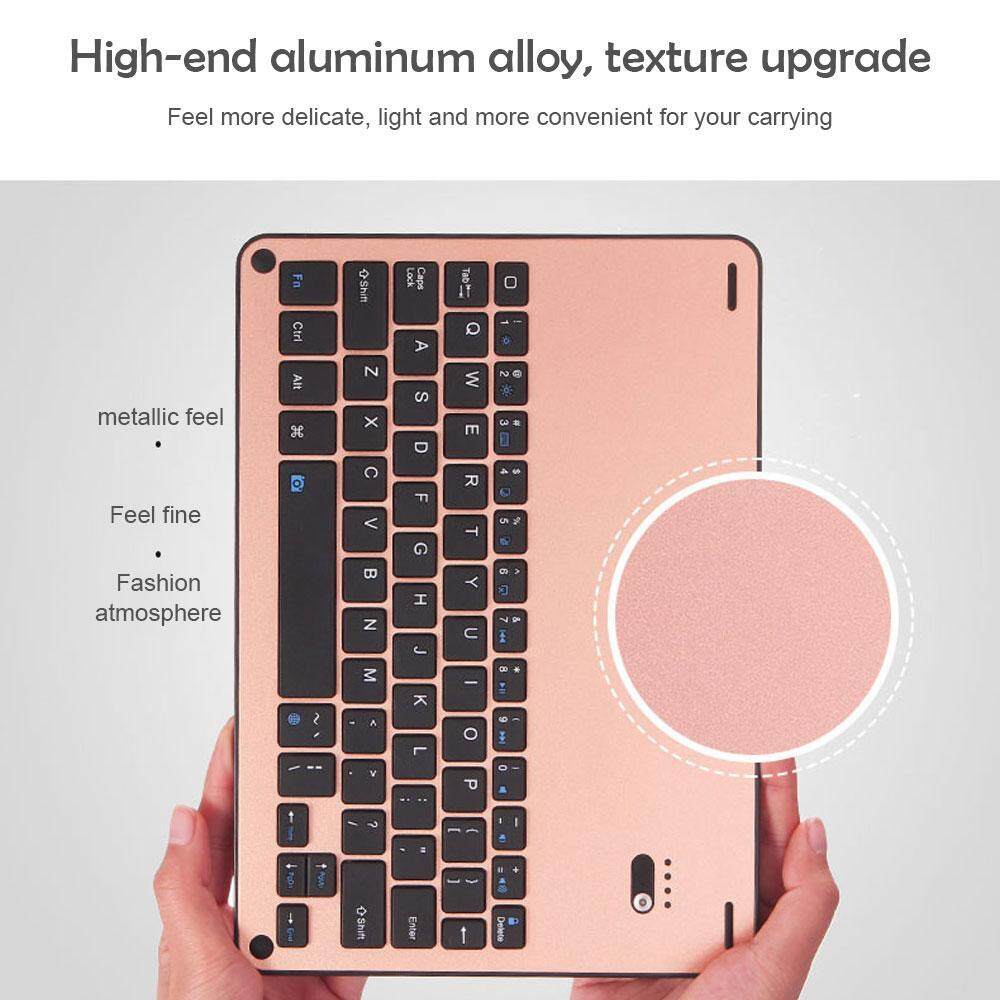 Kobwa IPad Pro 10.5 Keyboard Case Cover With Aluminum LED Backlit Detachable Bluetooth Keyboard and Multi Stand Angel. 