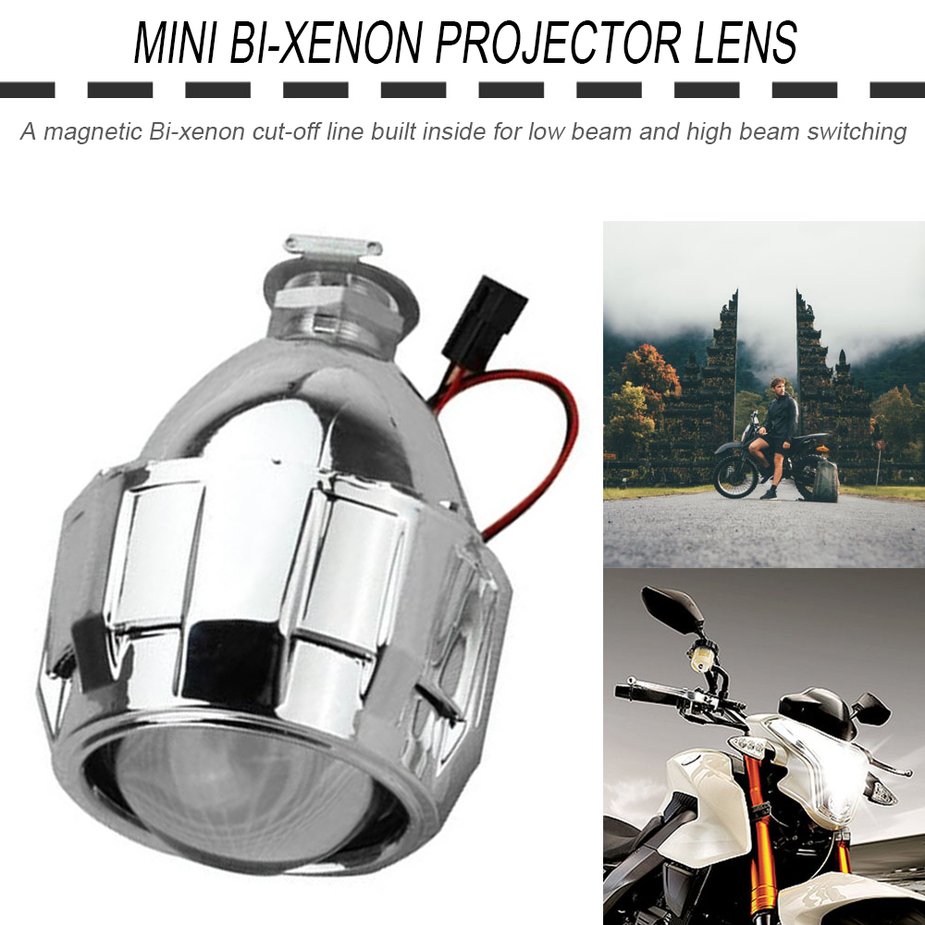 2.5 inch Xenon Bi-xenon HID Clear Projector Lens Shroud Headlight H1 H4 H7. 