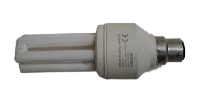 OSRAM 20W Energy Saving Lamp 20W/827 B22d/Pin Type Warm Color, Made in Germany. 