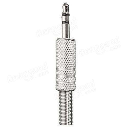 3.5mm Aux Connector Headphone Jack , 3 POLE , Metal Audio jack For Computer Speaker, Mobile, Laptop, PC, Bluetooth speaker, Amplifier Pack of 2pcs. 