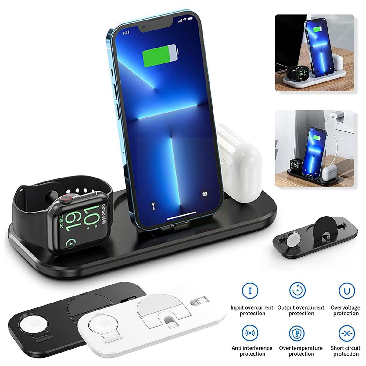 For Oneplus 9 Pro 8 Pro 15w Mirror Wireless Charger For Pixel 5 3 3xl 4xl Qi Fast Quick Charge Pad I4o0