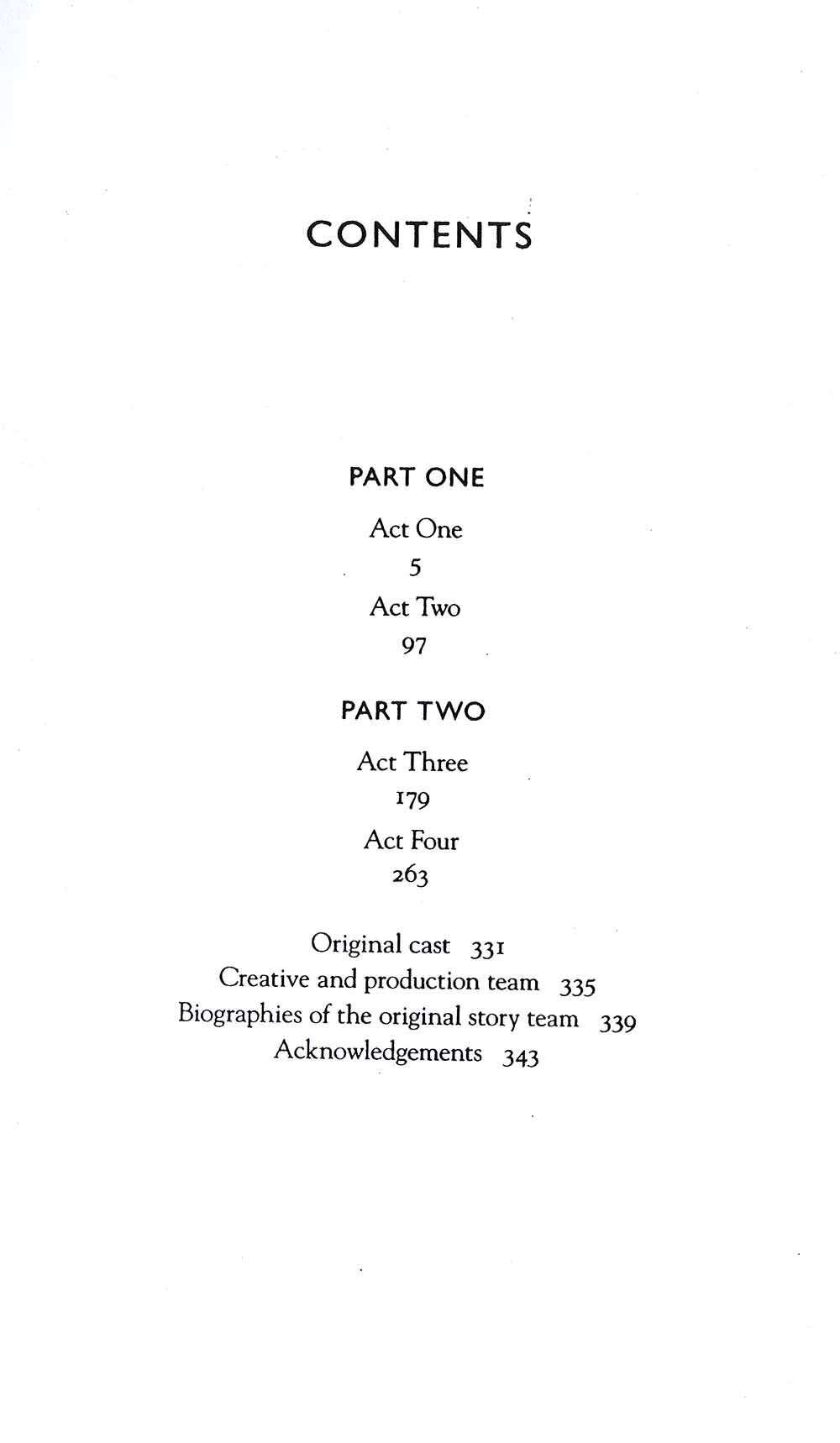 Harry Potter and the Cursed Child Parts One And Two. 