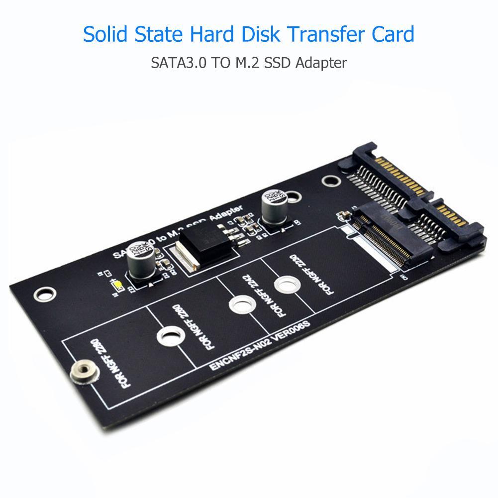 SATA 3.0 to M.2 NGFF SSD Adapter 22 Pin to KEY B-M NGFF Expansion Card Converter No Driver Software. 