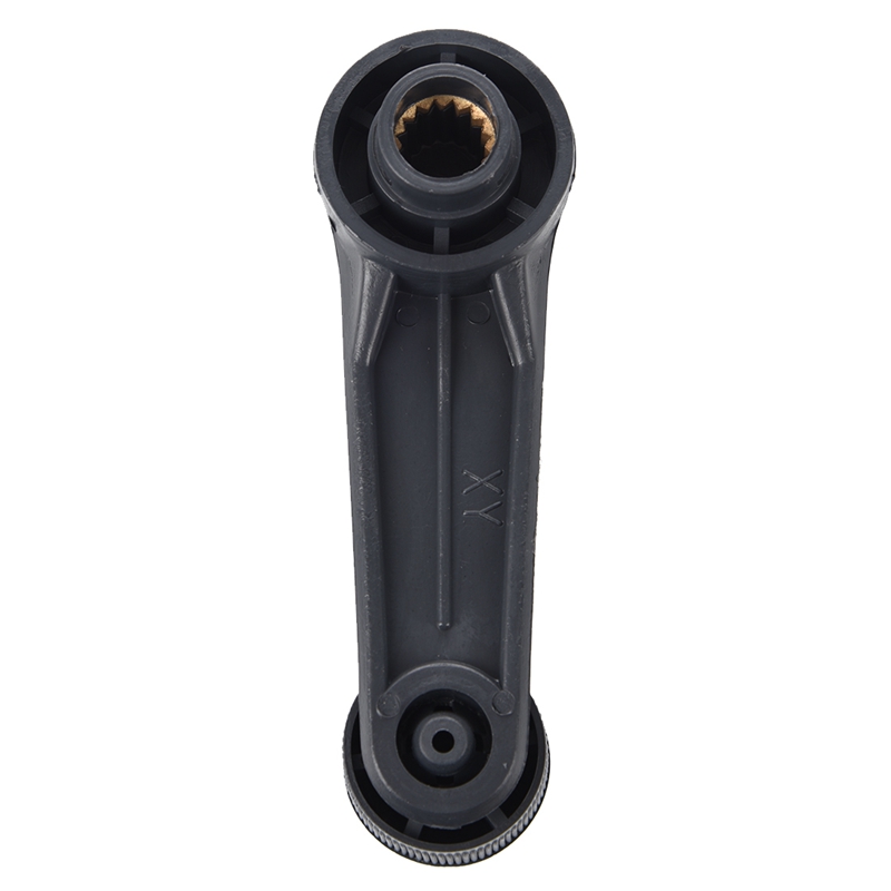 2 Pcs Gray Plastic Universal Car Window Winder Cranks Handle Lever