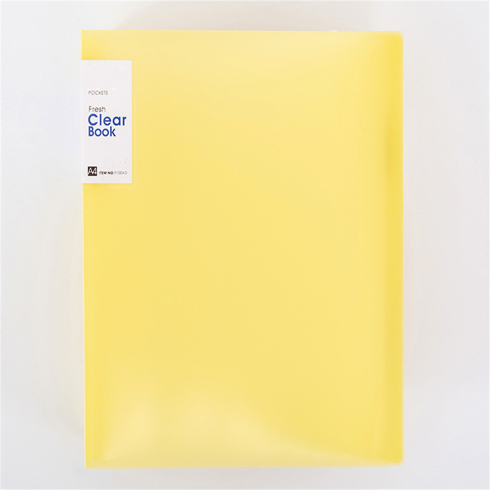 A4 Insert 20/30/40/60/80/100 Pages Optional Data Storage Book Student Data Sheet Music Test Paper Storage Folder. 