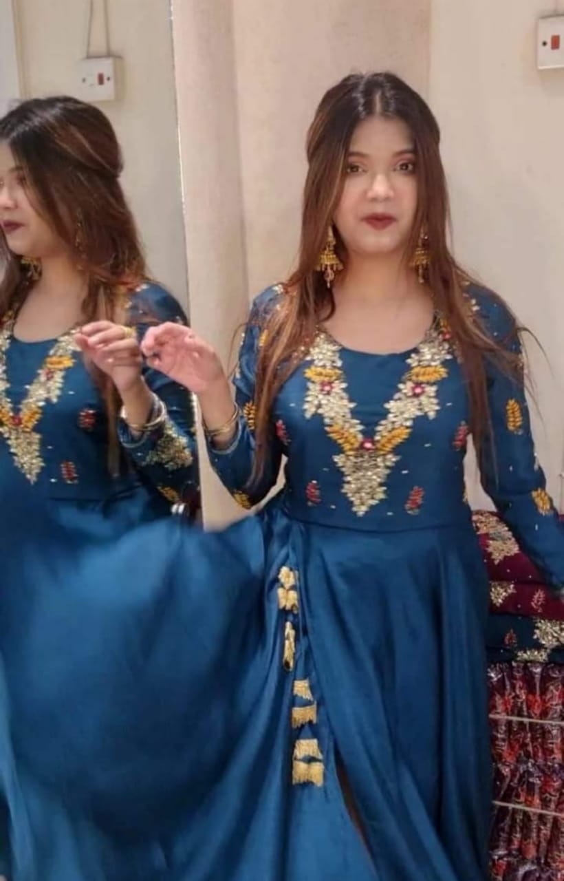 Eid Exclusive Readymade Indian Waiteless Jorget 3 Pieces Salowar, Kamit for Smart and Stylish Women/Girls.. 