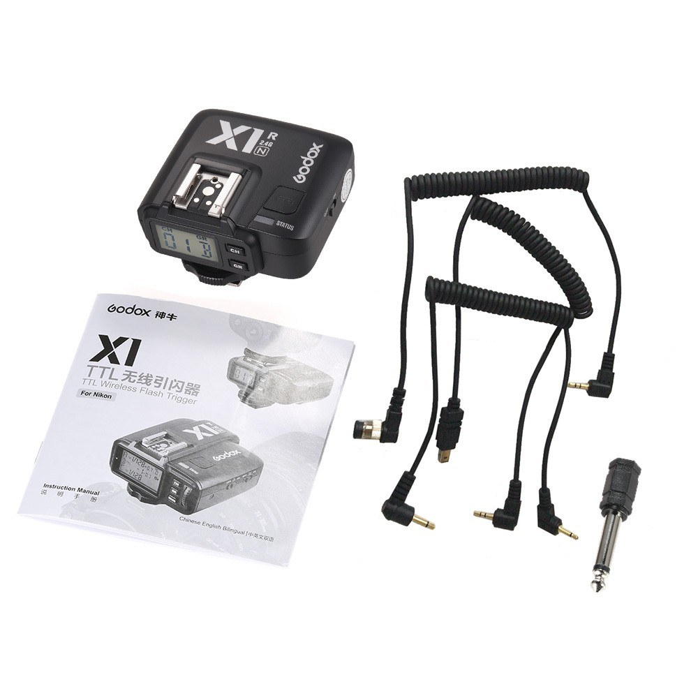 Godox X1R-N TTL 2.4G Wireless Flash Trigger Receiver for Nikon DSLR Camera for X1N Trigger - all new. 